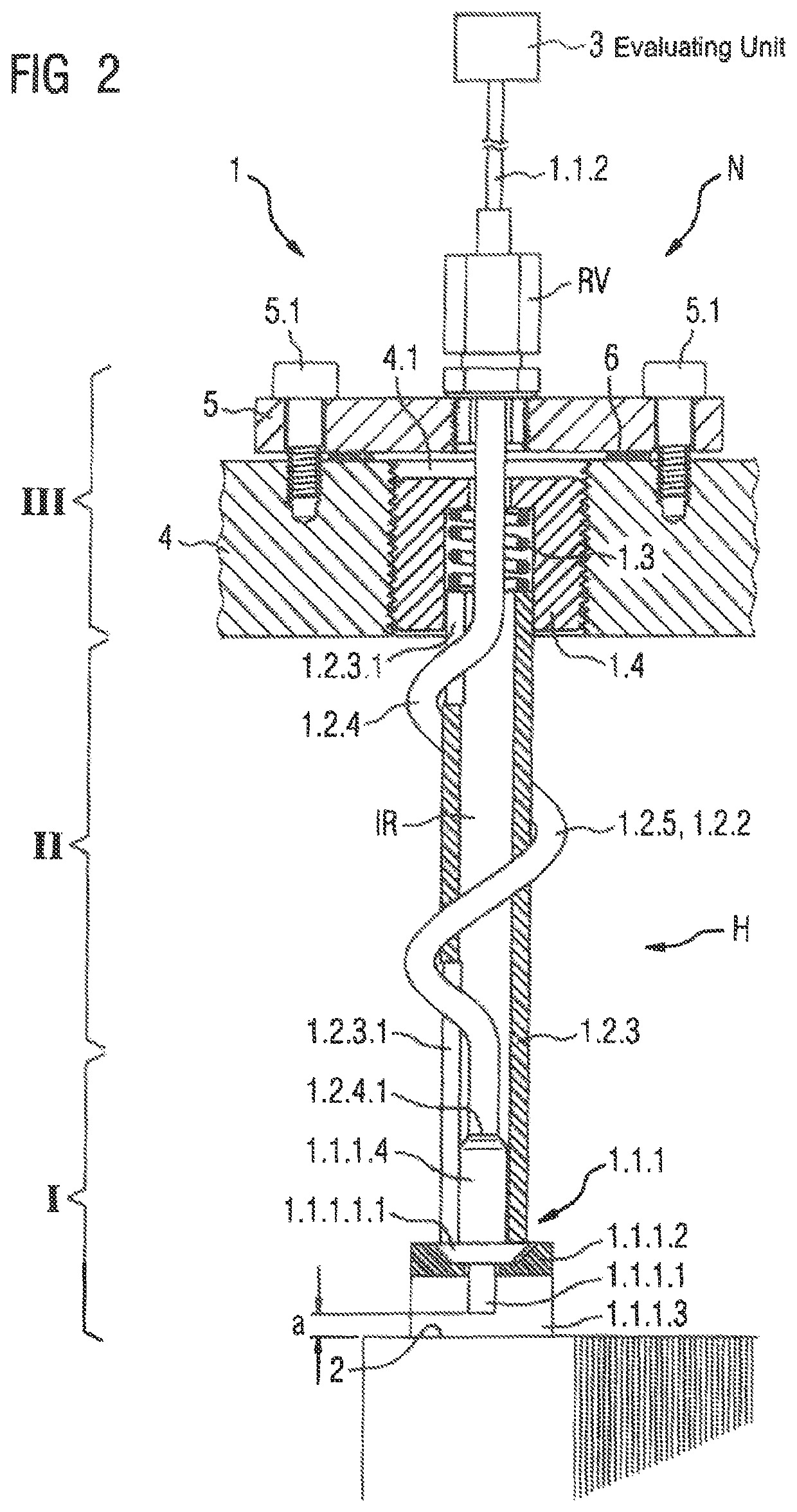 Position determination in a high-pressure chamber