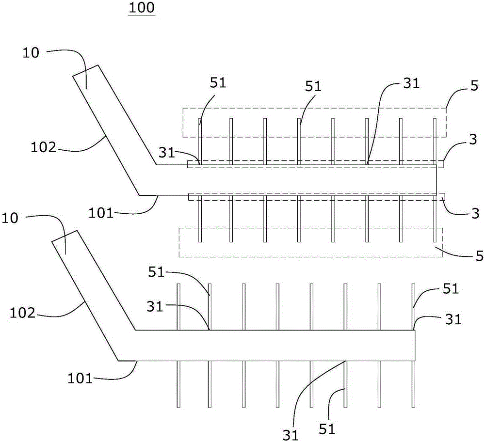 Fracturing method of cluster-type horizontal wall