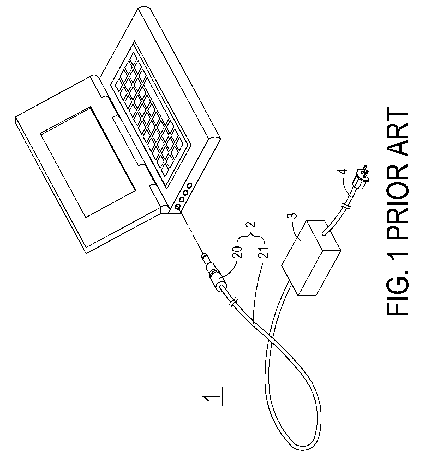 Power connector and power supply cord set having such power connector