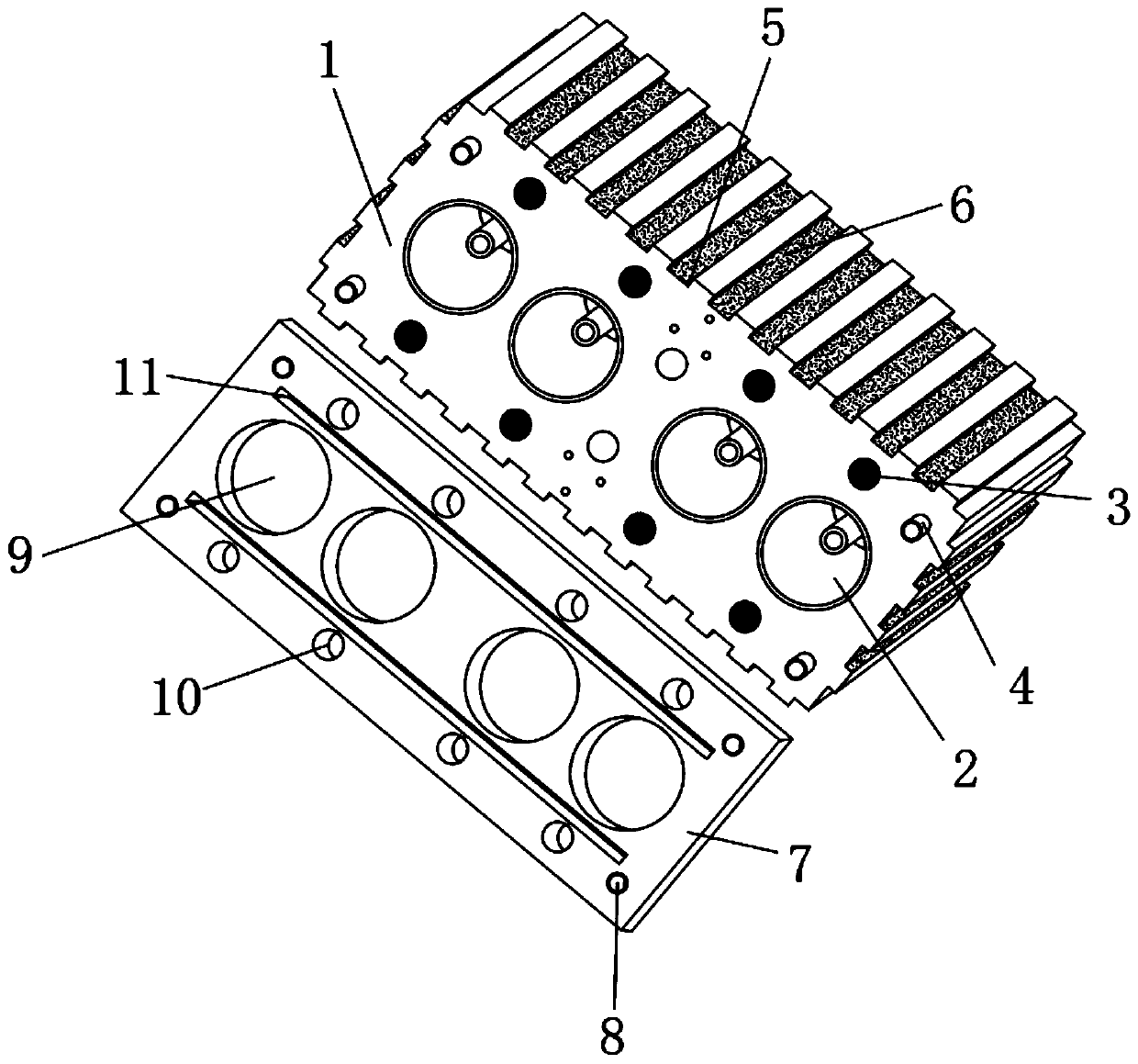 Engine air cylinder cover