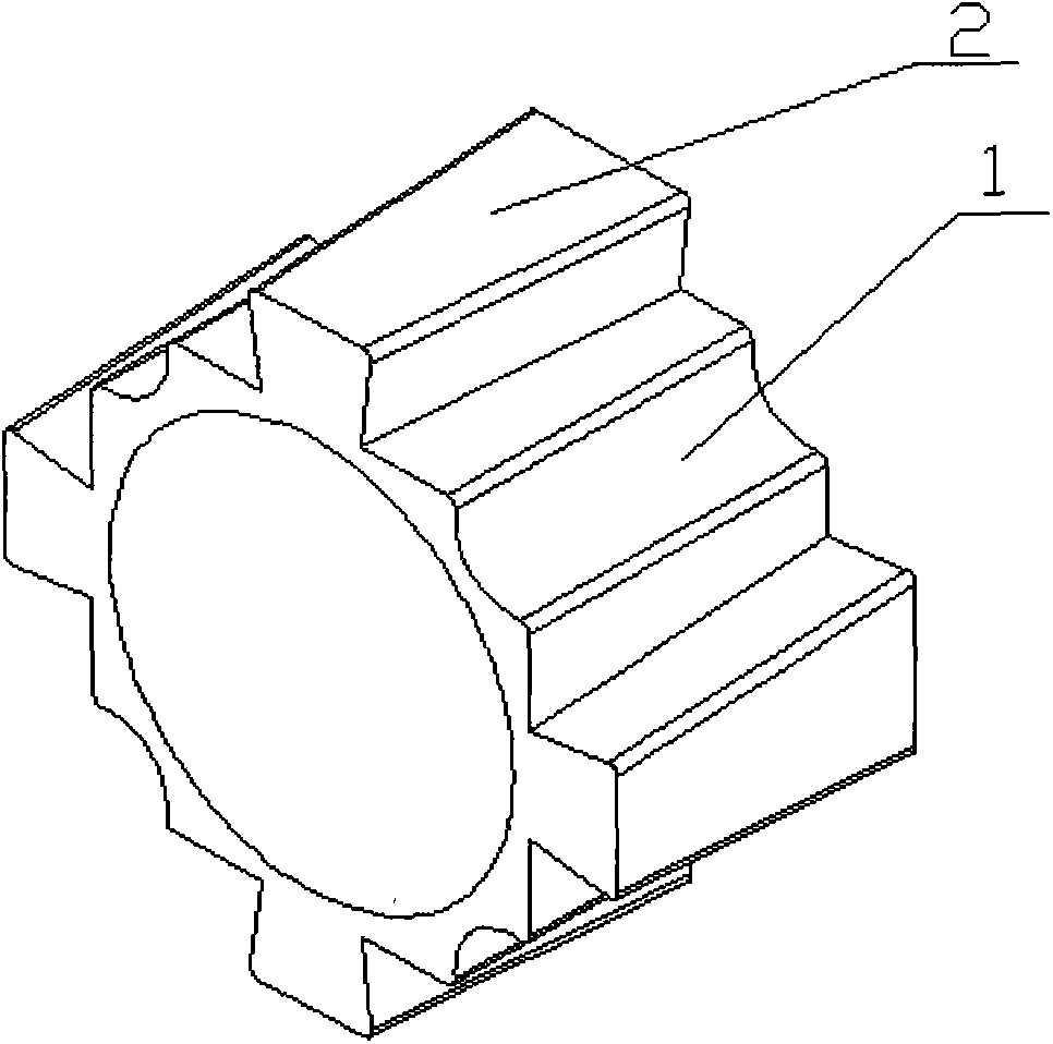 A socket type keyway type steel pipe support connection device