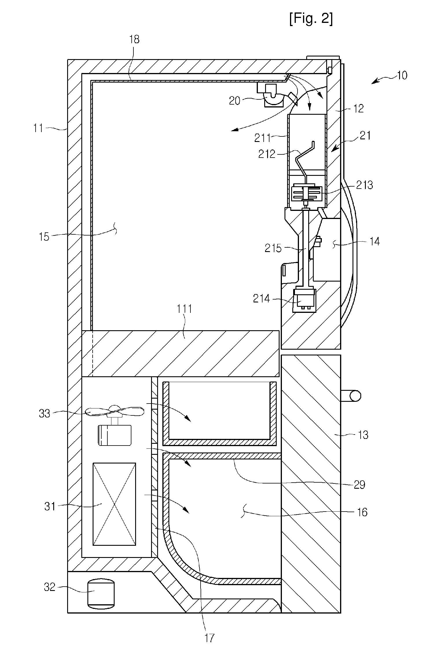 Ice making system and method for ice making of refrigerator