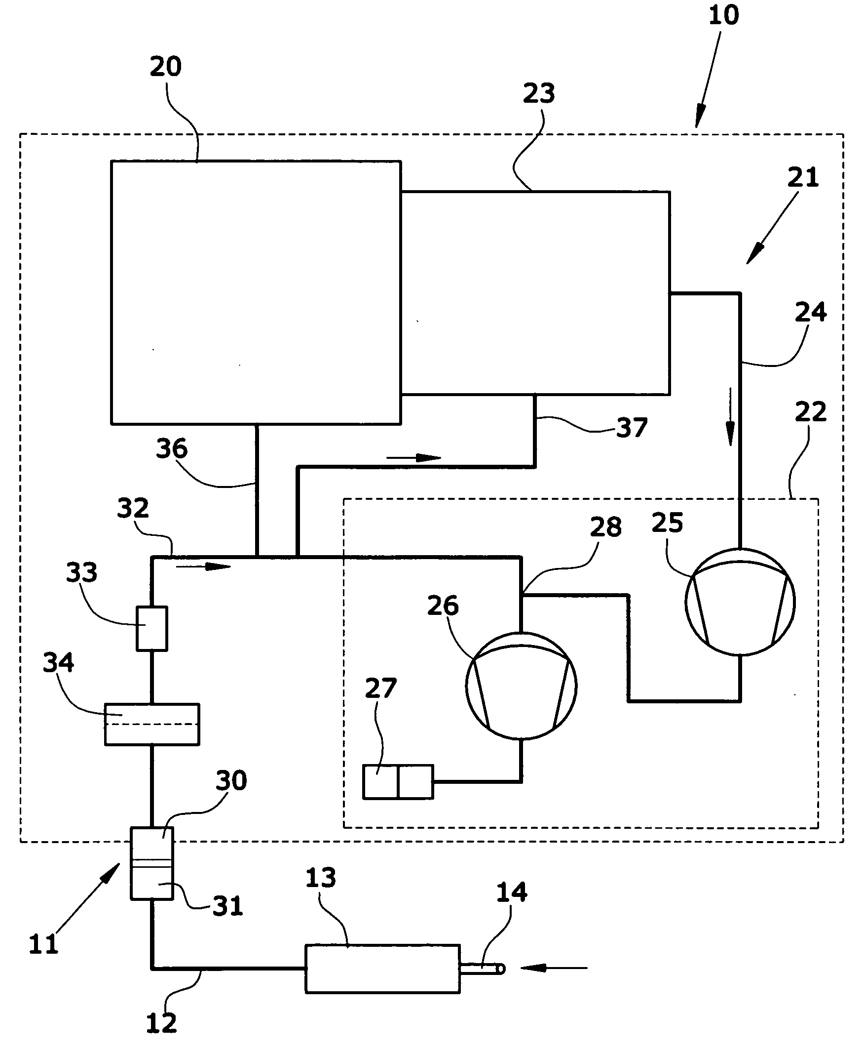 Sniffer leak detector