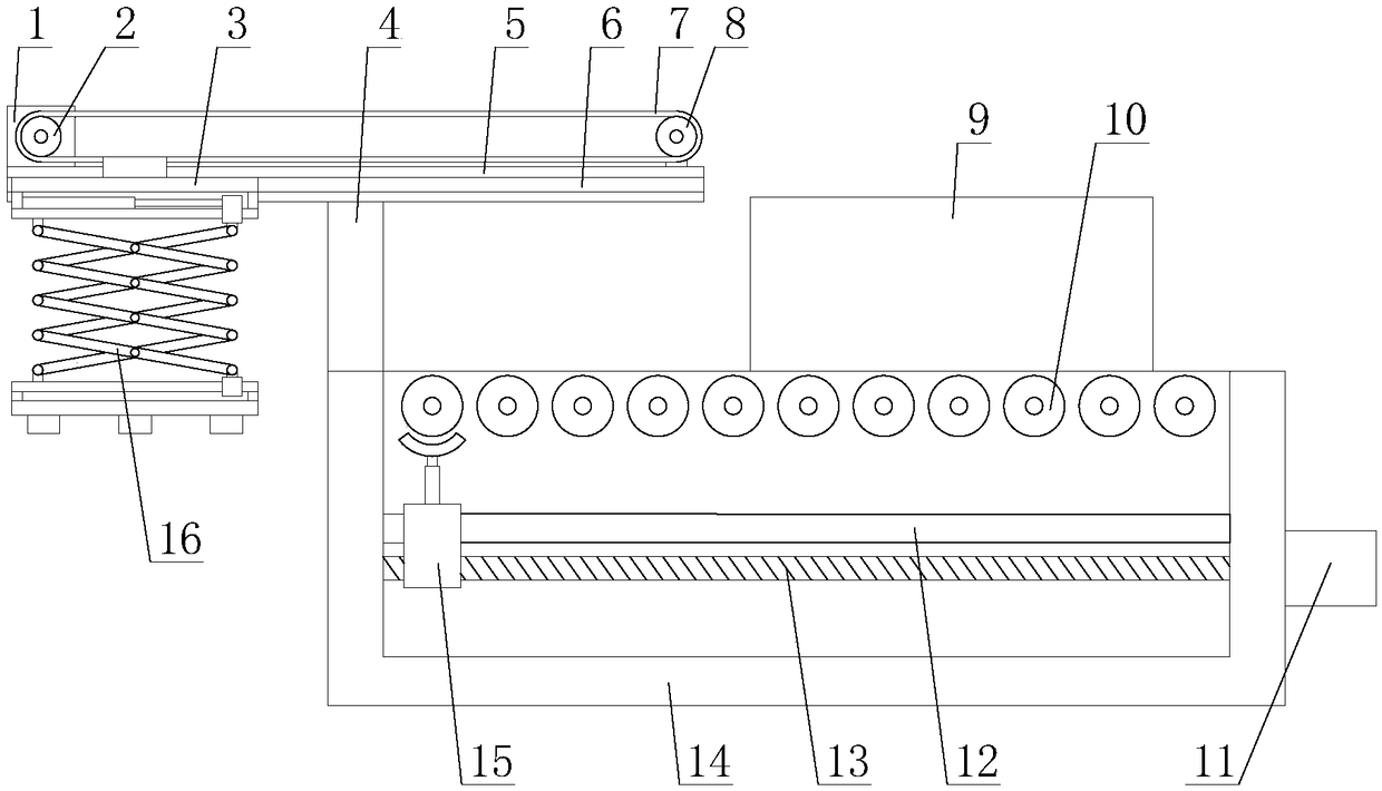 Glass cleaning machine convenient to use