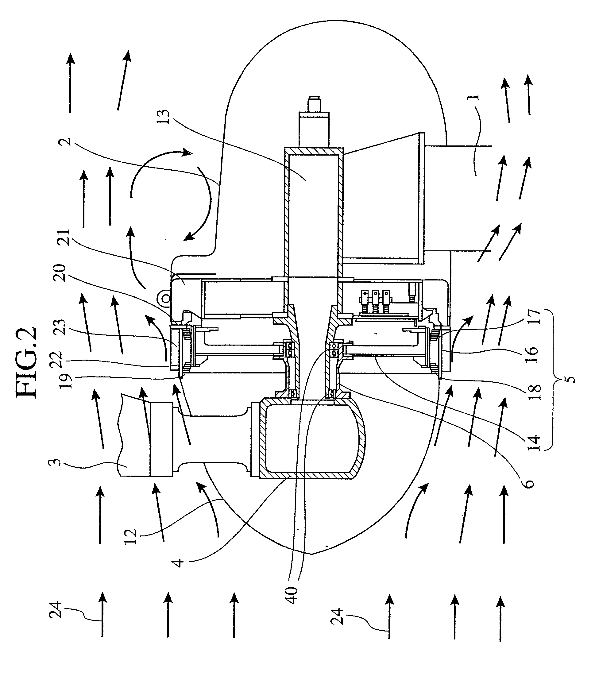 Wind power generating device