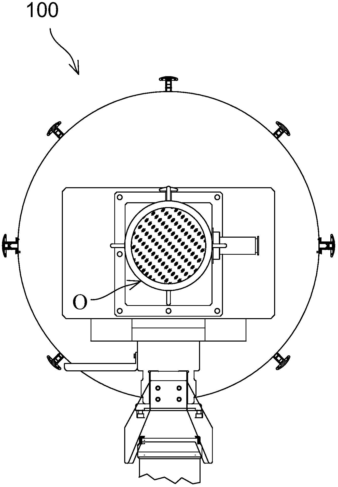 Rotating mirror type microsecond level process time-space information improvement recorder