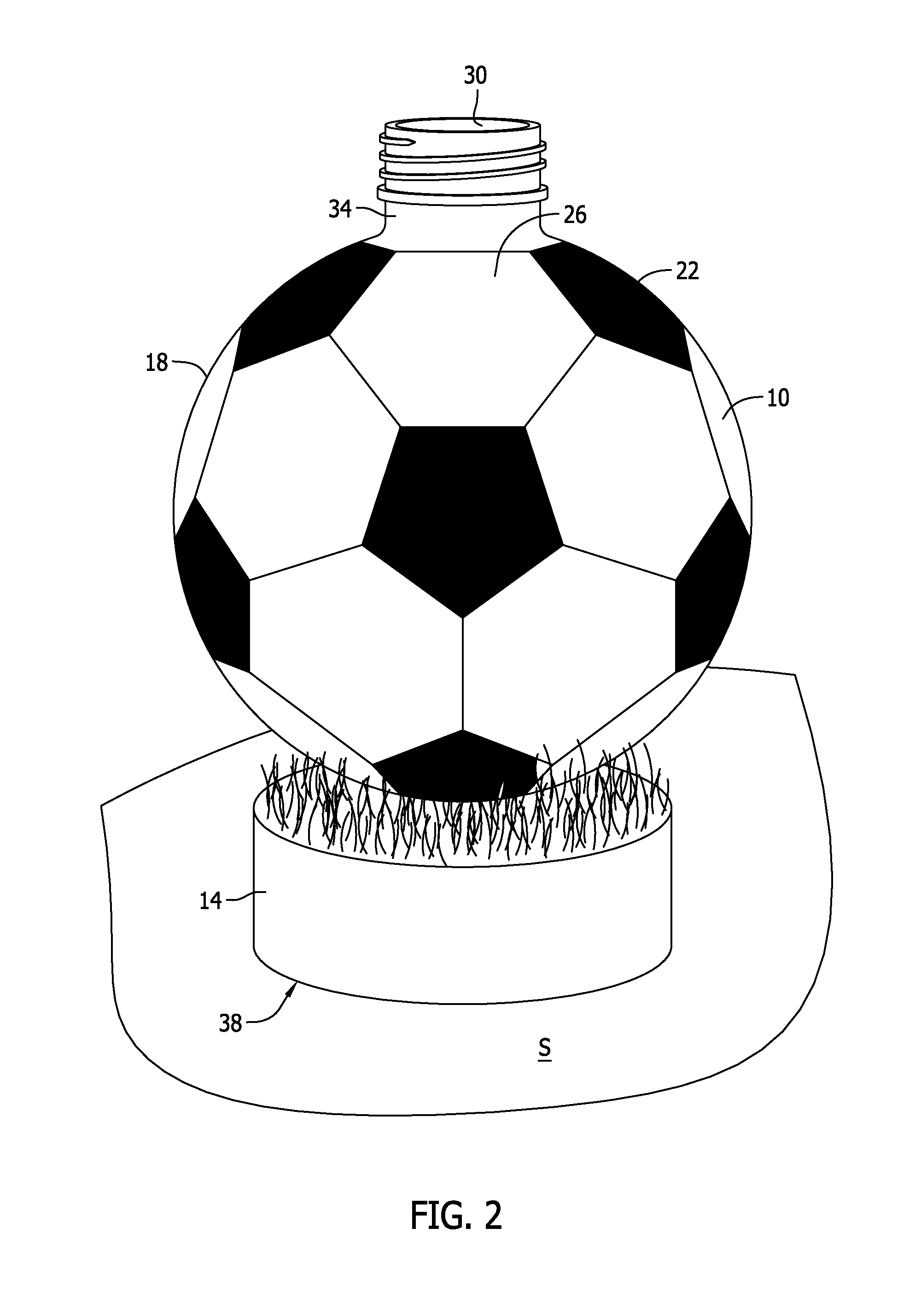 Liquid container and stand