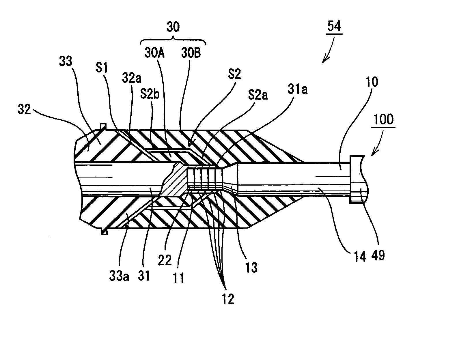 Superconducting cable joint structure
