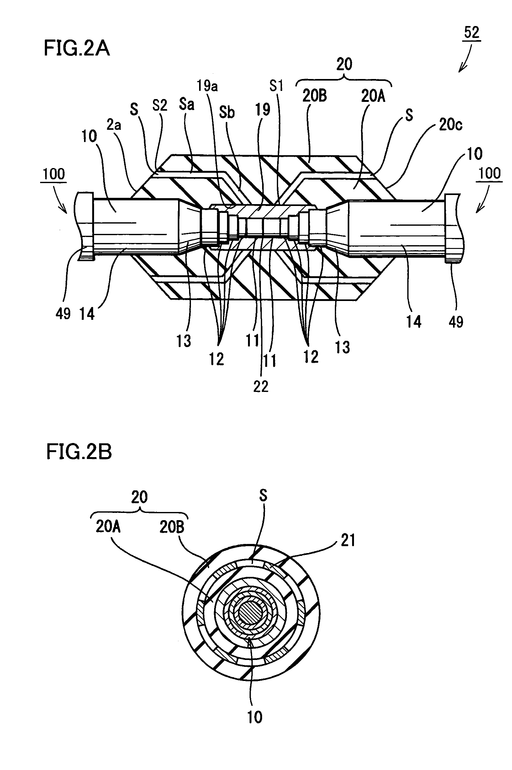 Superconducting cable joint structure