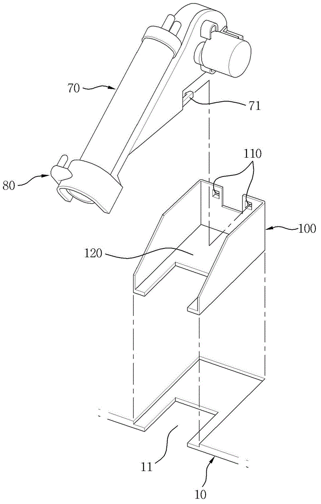 Nozzle assembly for warm water dealing of bidet