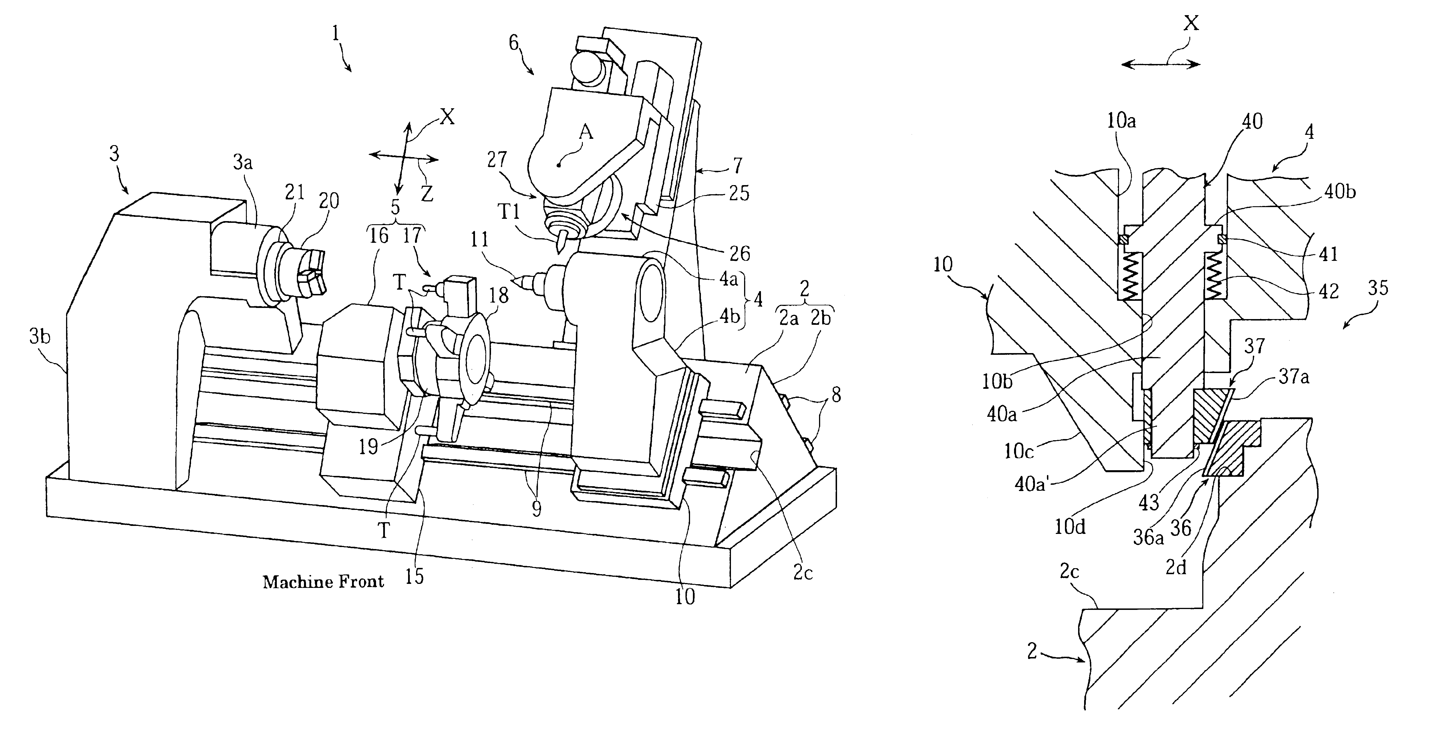 Clamping device for machine tools