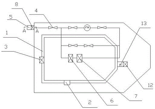 Automatic adaptation-connection device for oil-conveying pipeline