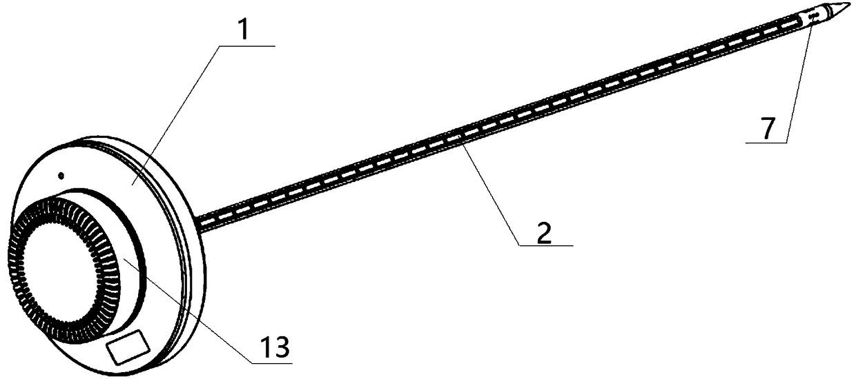 Raw material storage environment monitor with fumigating and air guiding functions