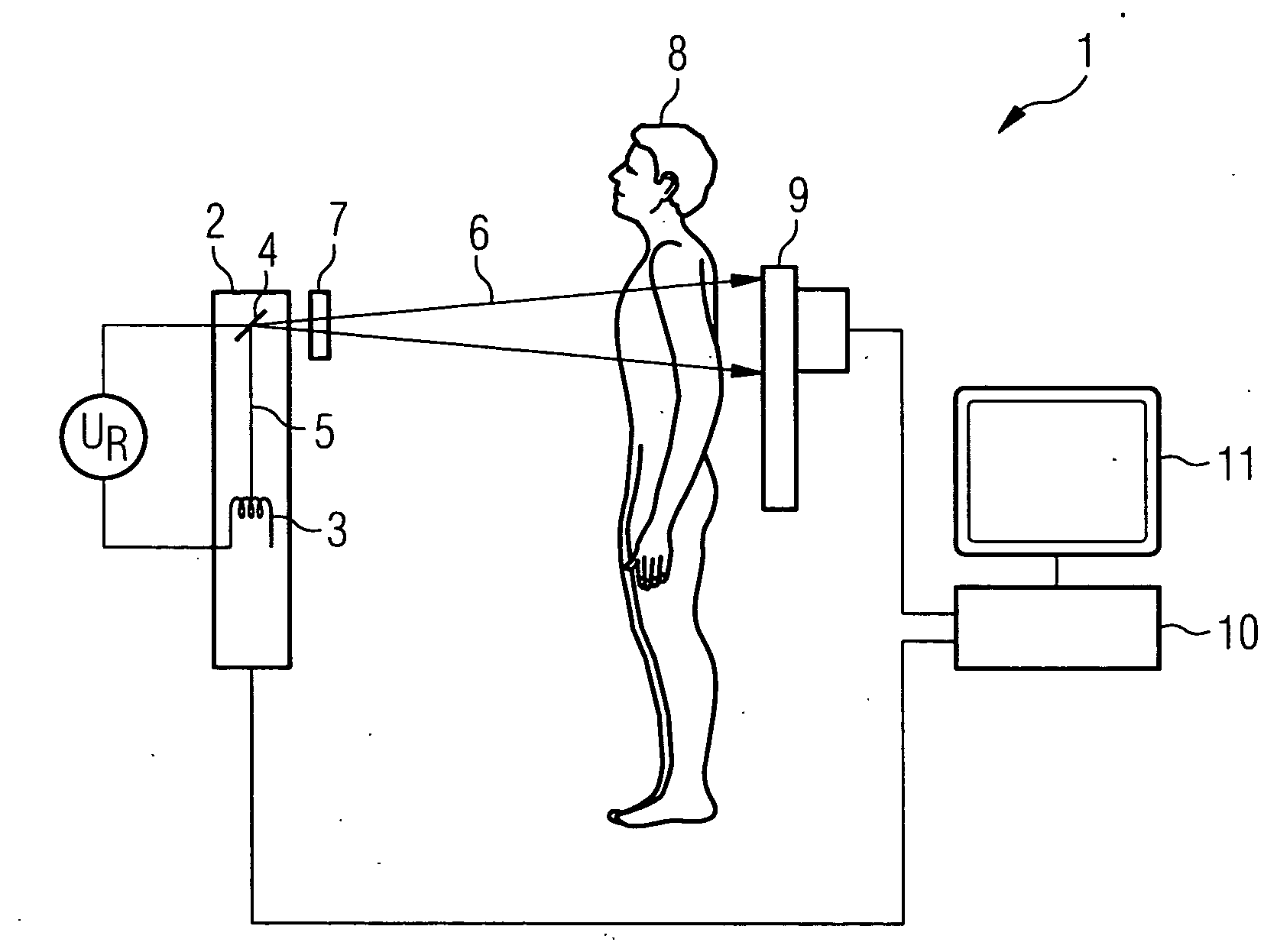Method for recording projection image