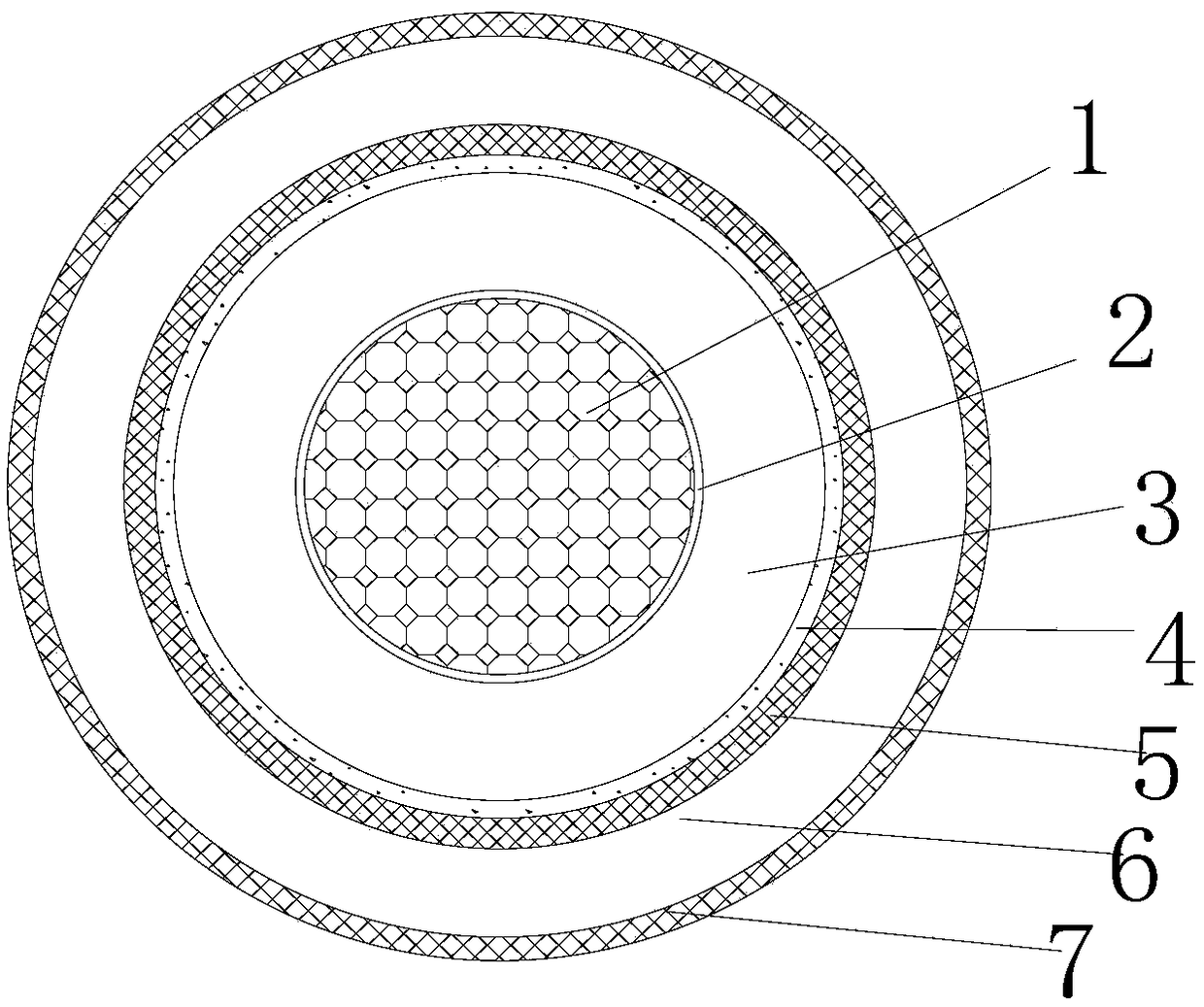 High-voltage line for electric vehicle