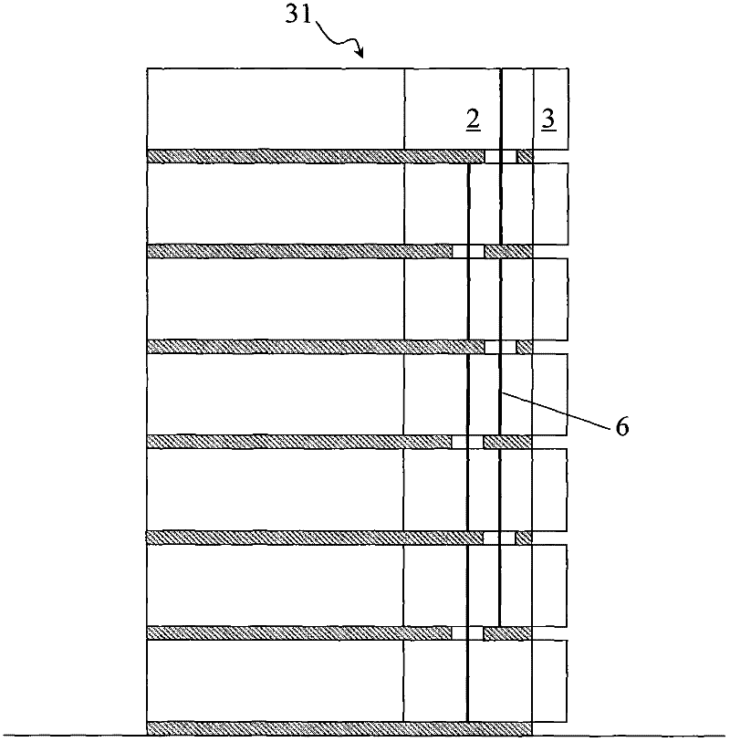 Building fire escape system and refuge capsule