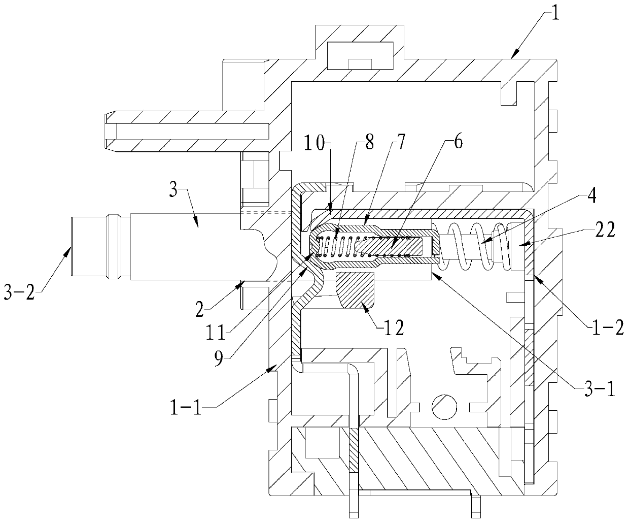 A brake structure applied to electric tool switch