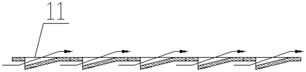 A lightweight bottle wind conveyor