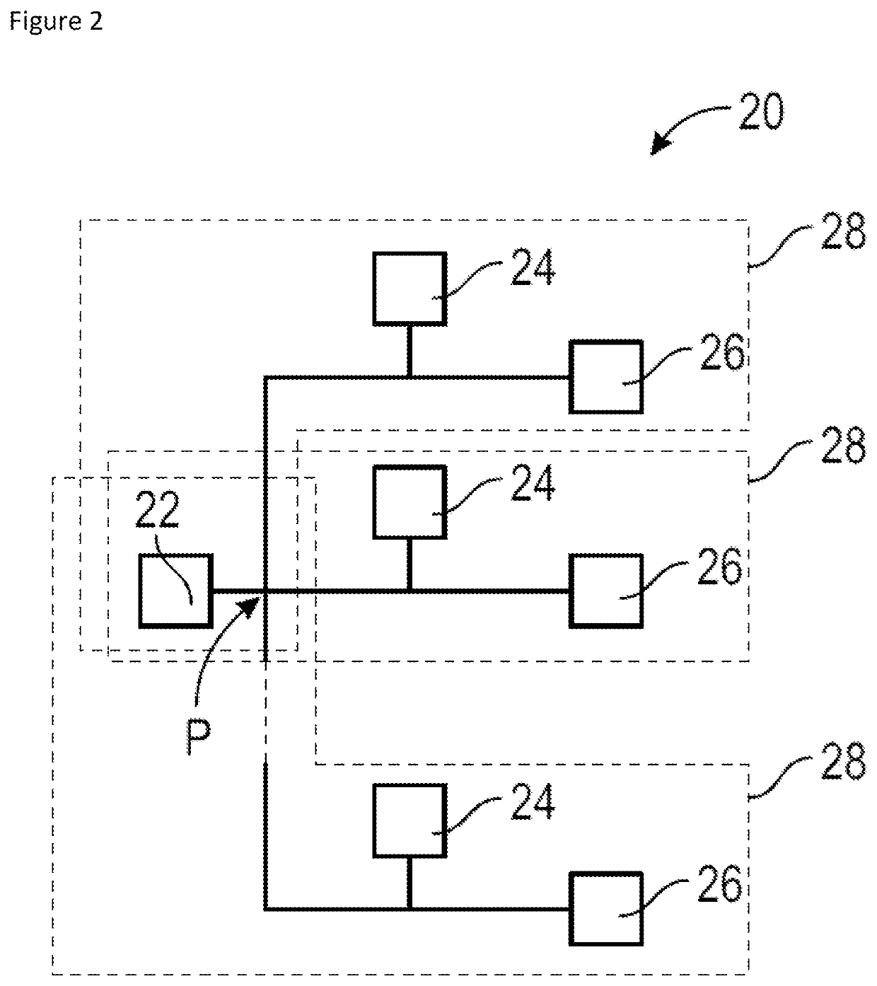 Hybrid propulsion architecture and aircraft containing such an architecture