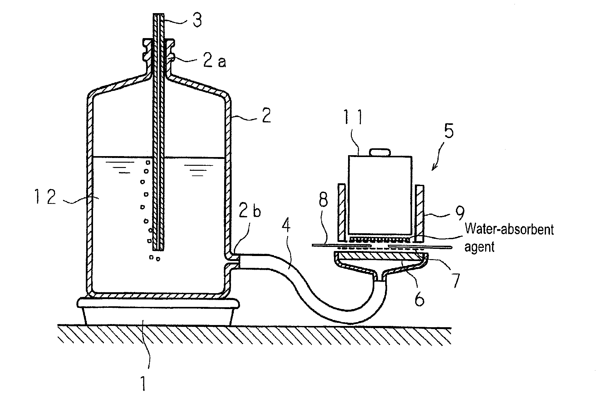 Particular water-absorbent agent having water-absorbent resin as main component