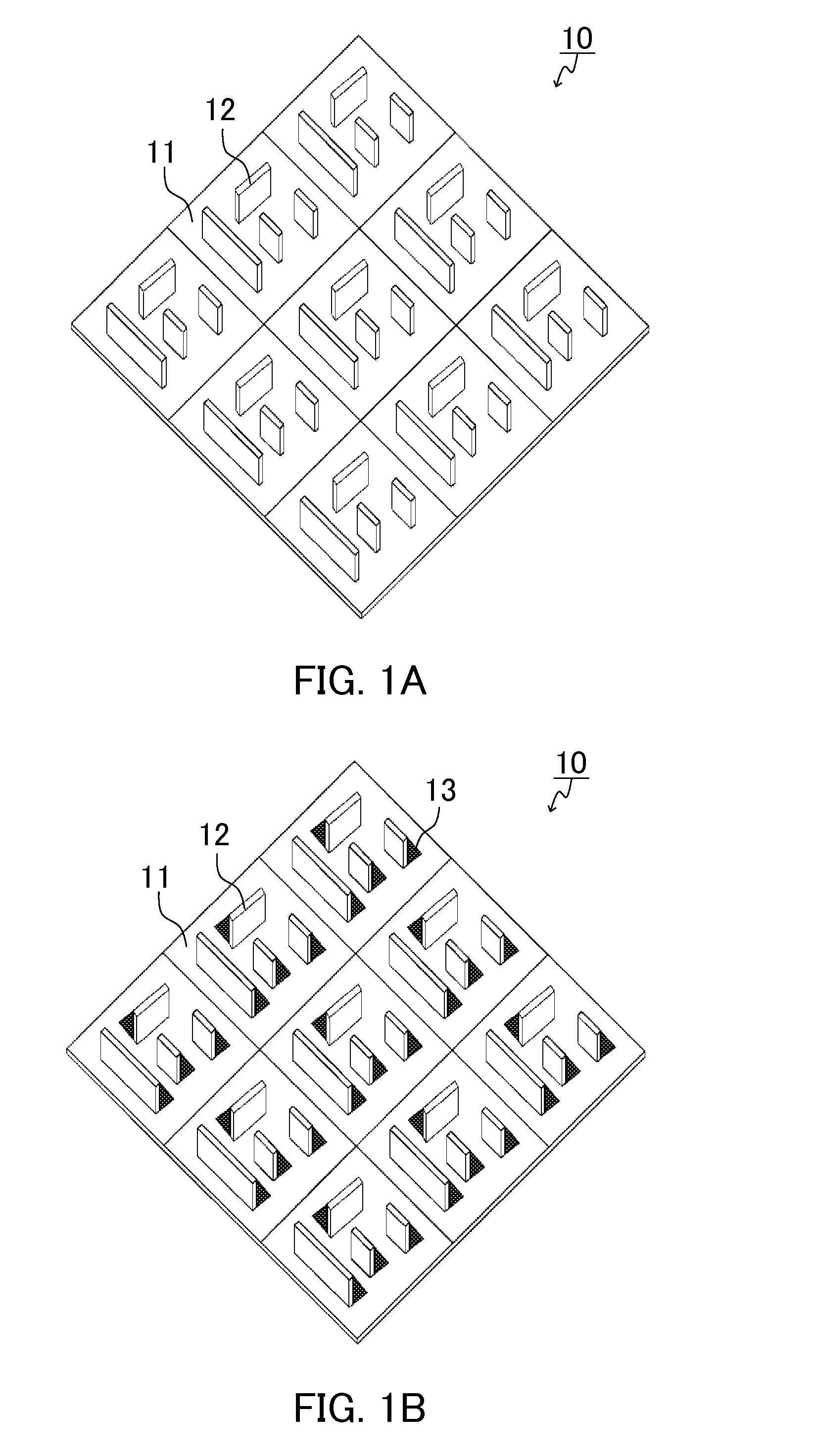 Method for producing electronic component, bump-formed plate-like member, electronic component, and method for producing bump-formed plate-like member