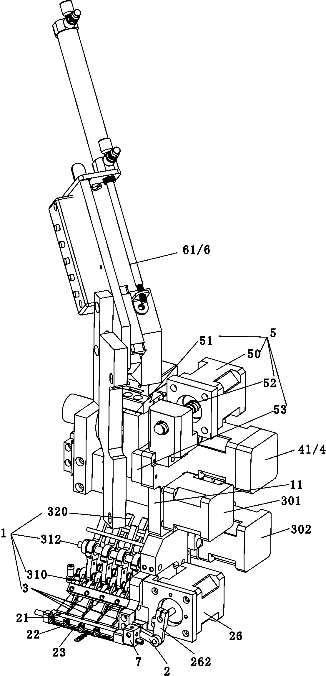 Multi-gold sheet lamination device and embroidery machine using same