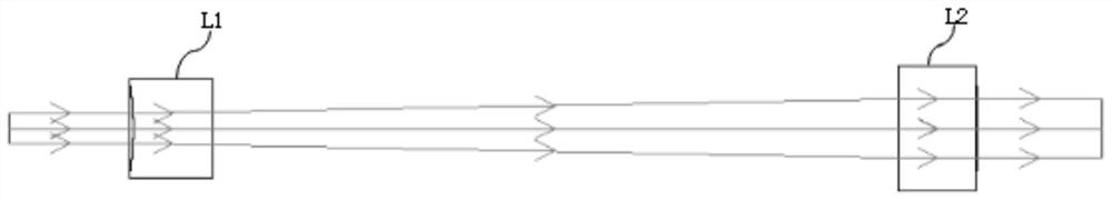 Small infrared laser beam expanding and collimating device