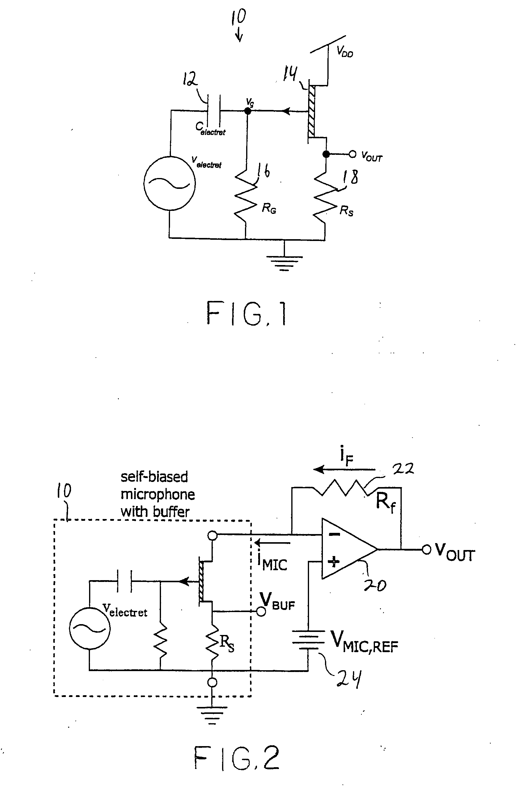 Low-power high-PSRR current-mode microphone pre-amplifier system and method