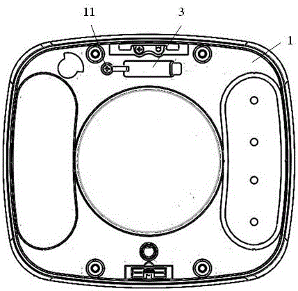 TF storage card seat on pan-tilt camera