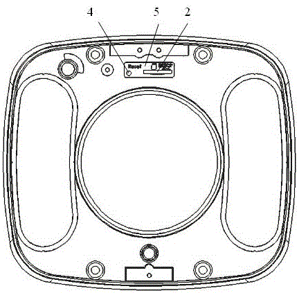 TF storage card seat on pan-tilt camera