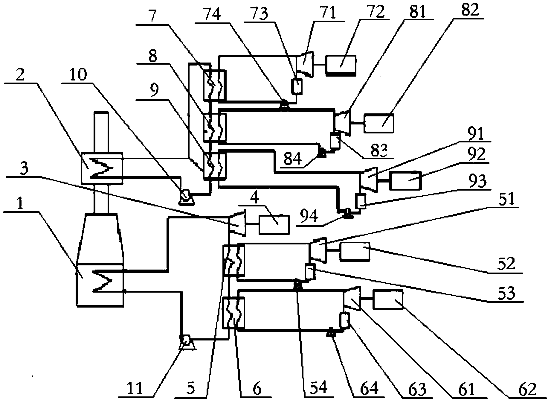 Waste heat power generation system utilizing organic Rankine cycle