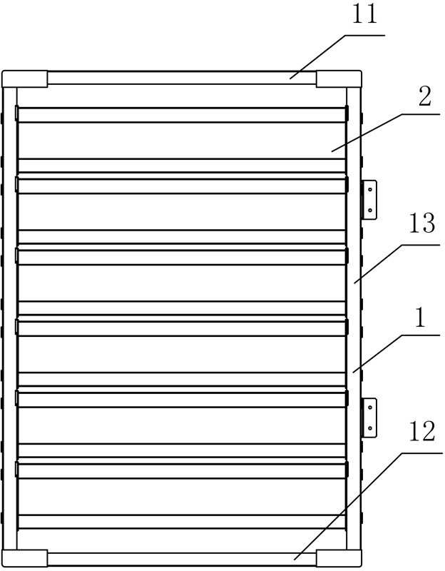 Method for assembling surface coating galvanized steel sheet shutter and shutter