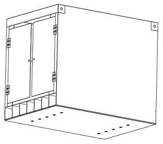 Portable shear span section local electrochemical accelerated corrosion device and steel beam corrosion system