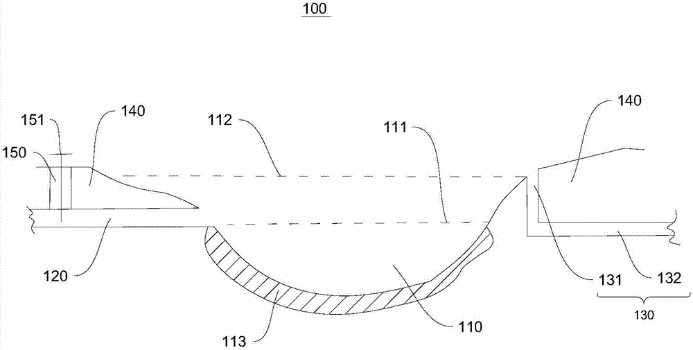 Rainwater storage tank and rainwater storage system