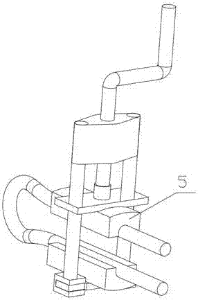 Wire clamp compressing device