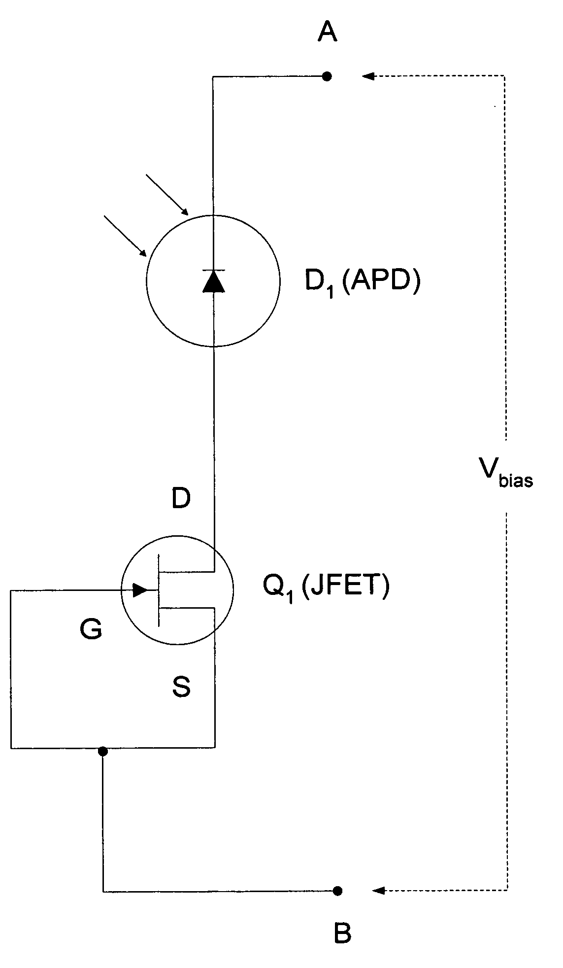 Method and apparatus for providing non-linear, passive quenching of avalanche currents in Geiger-mode avalanche photodiodes