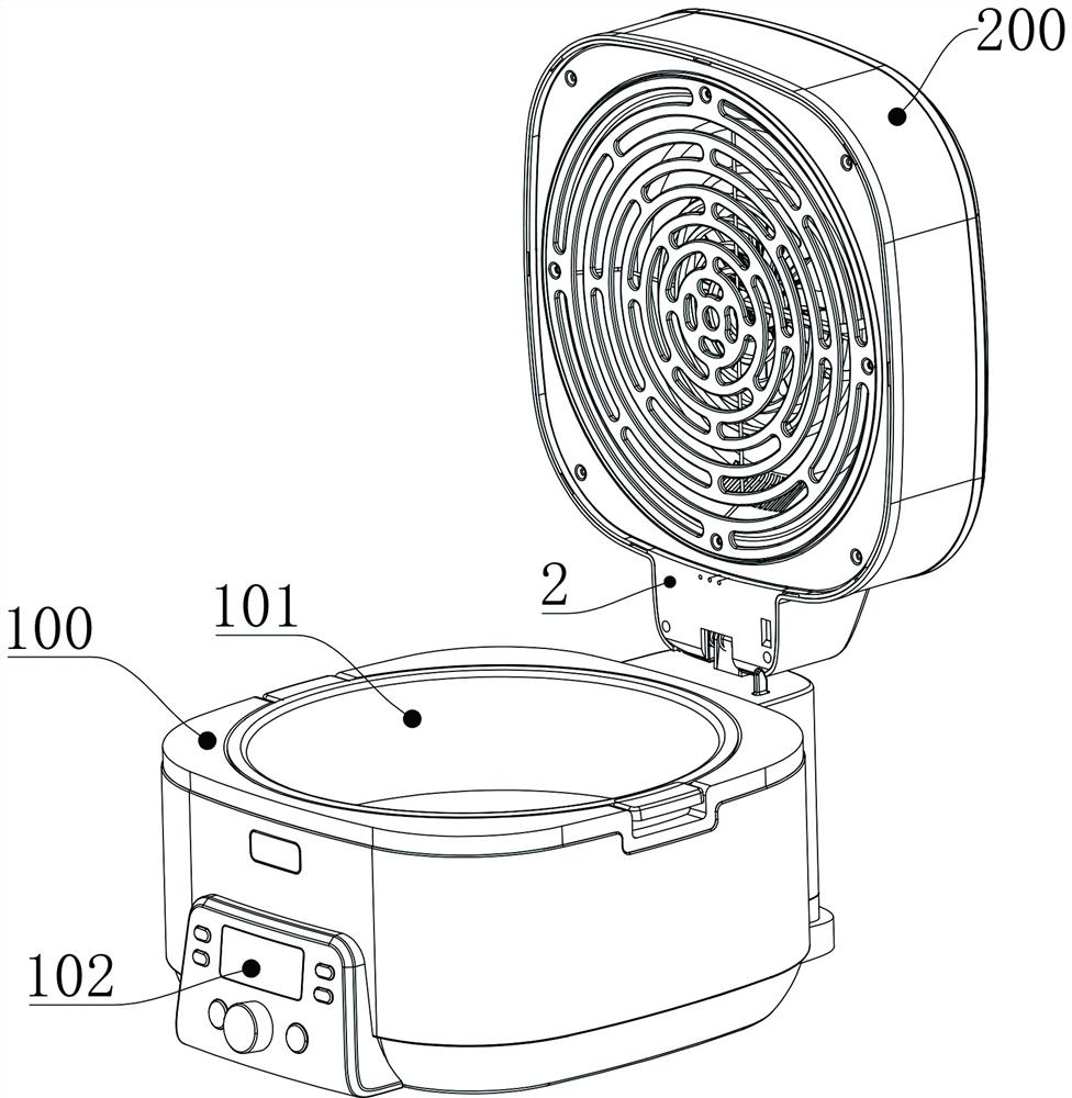 Cooking utensil with detachable pot cover