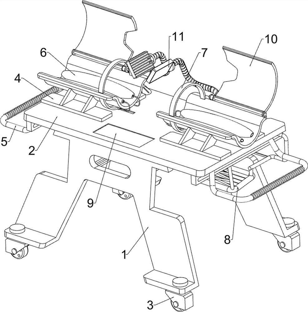 Blood drawing platform for pediatric nursing