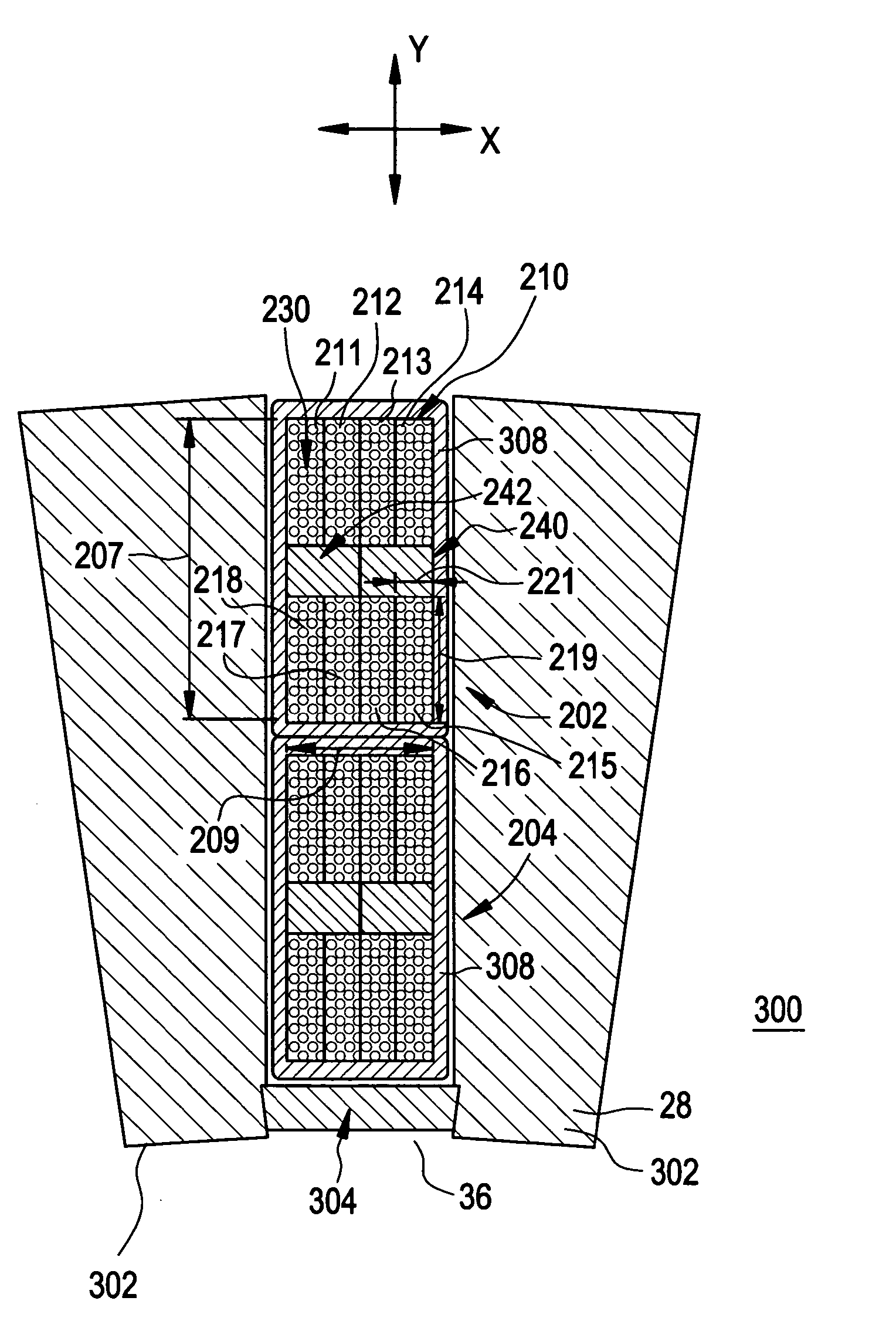 AC winding with integrated cooling system and method for making the same