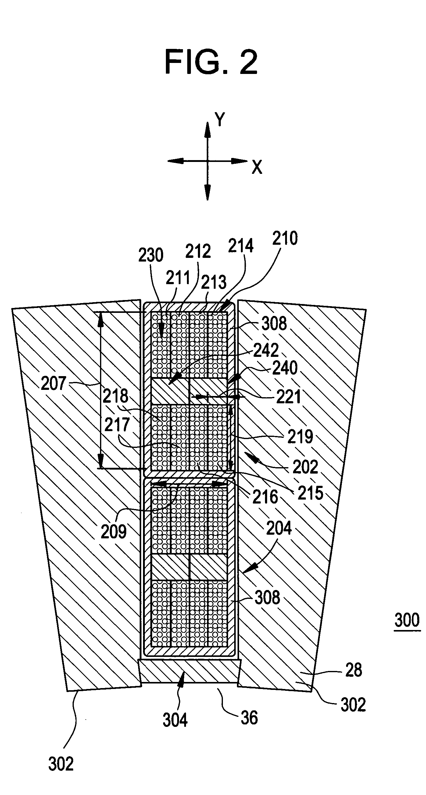 AC winding with integrated cooling system and method for making the same