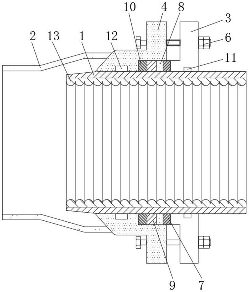 Safe type anti-explosion self-sealing rotary compensator