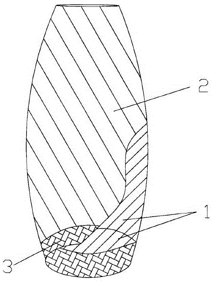 Magnetic self-heating anti-radiation deodorizing sleevelet fabric