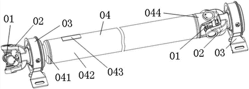 Automobile transmission shaft structure