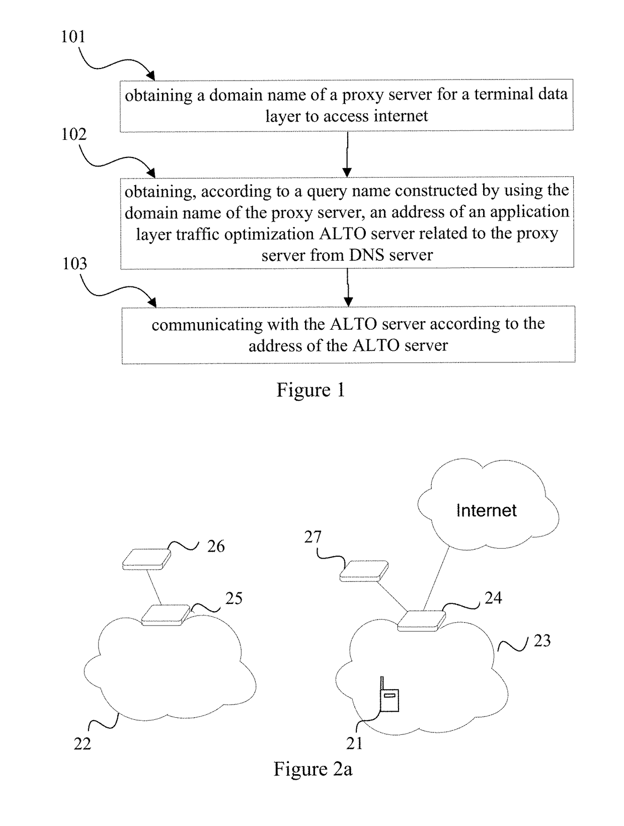 Method, device and system for an application layer traffic optimization server