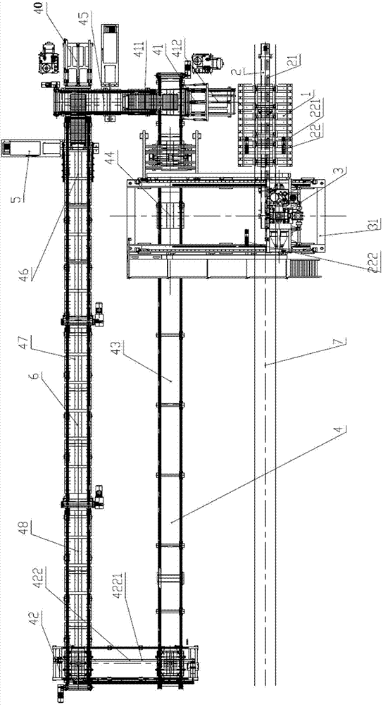 Tray-free packing method and tray-free packing device of brick stack