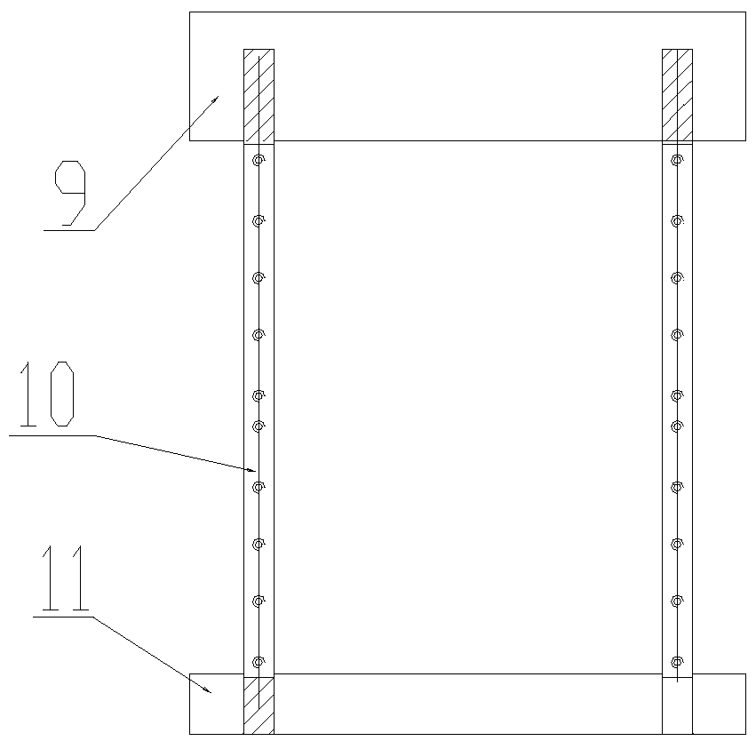 Lifting and pressing structure of the bottom-mounted furnace door
