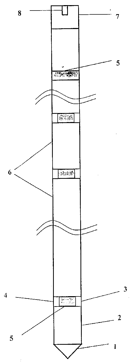 Detector for soil-body in-situ hole pressure and affecting depth under wave action