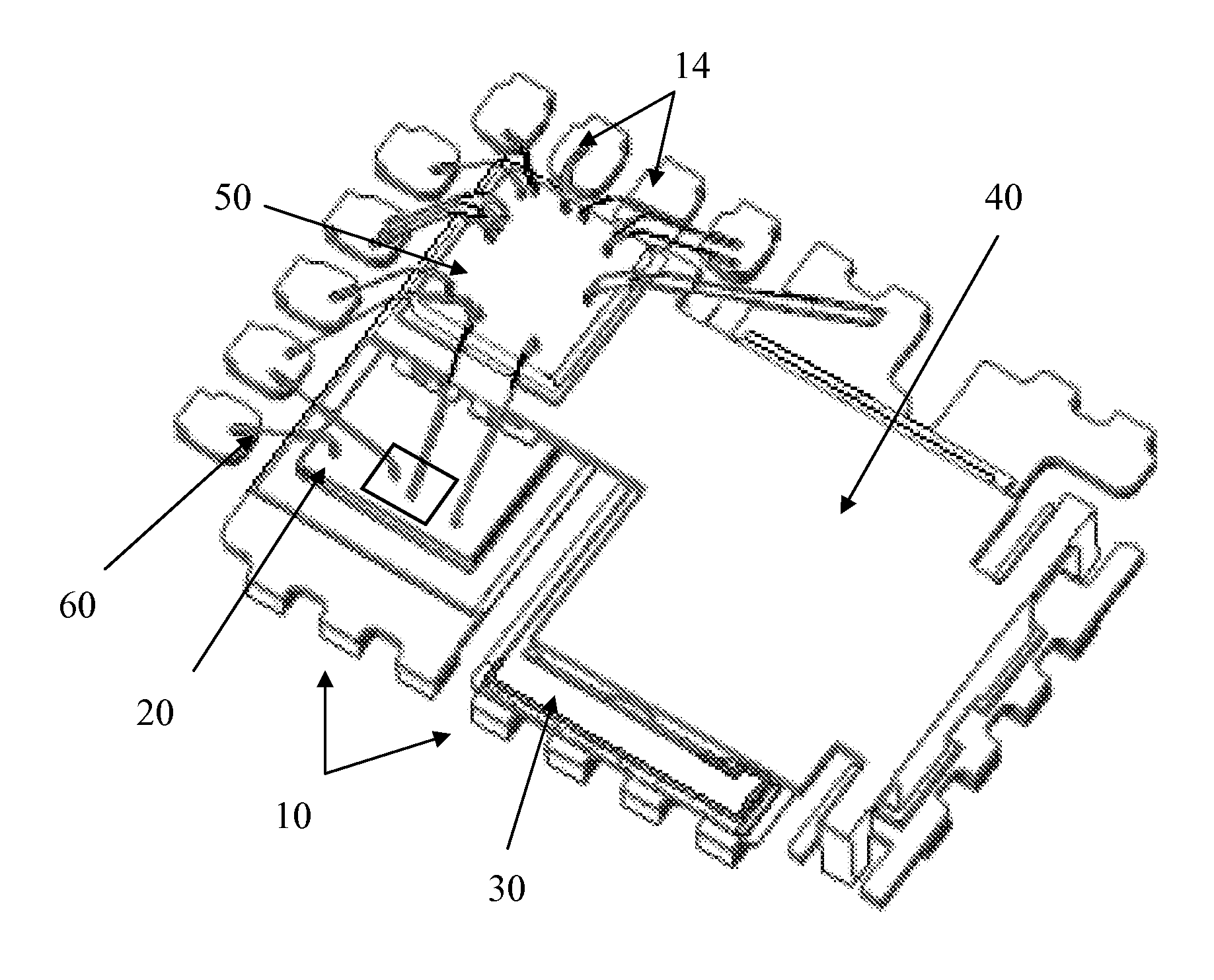 Stacked multi - chip packaging structure and manufacturing method thereof