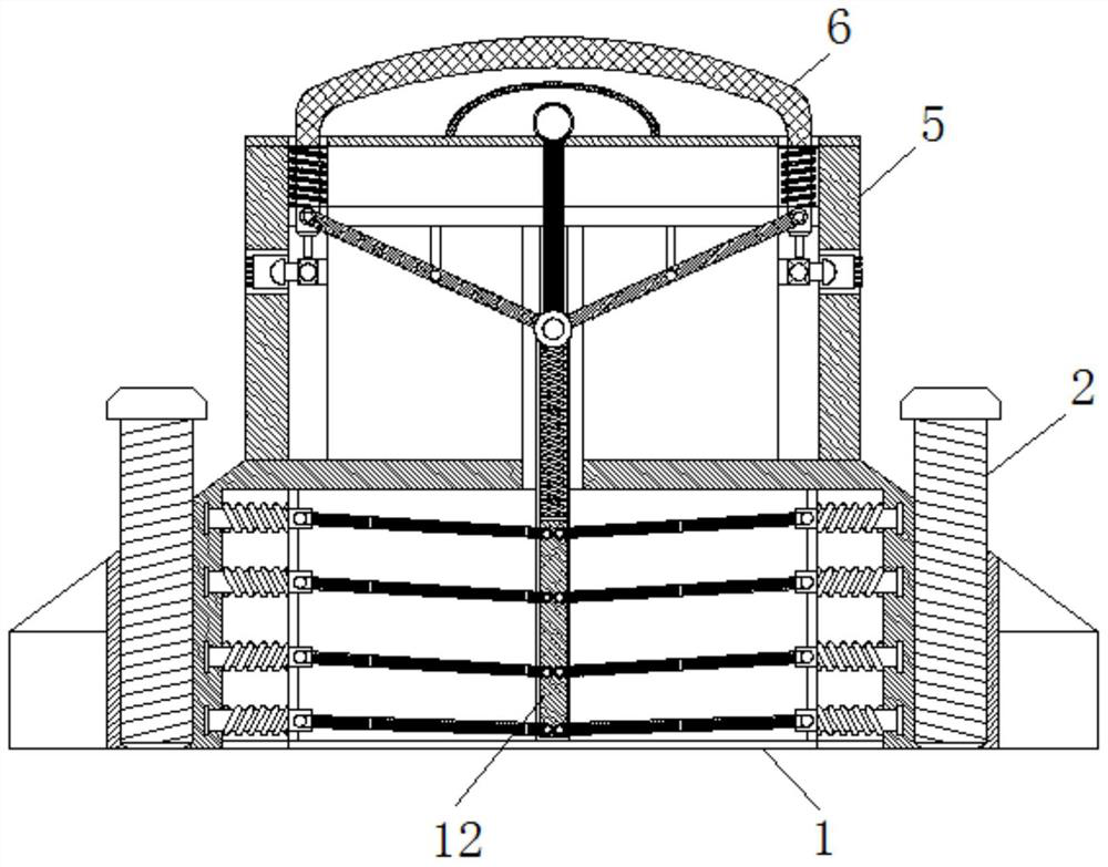 Security monitoring alarm device capable of effectively preventing strong impact force damage