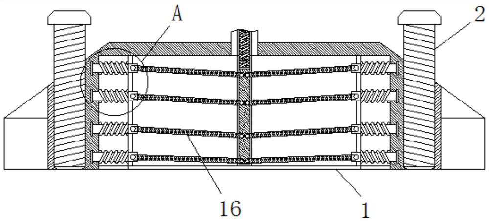 Security monitoring alarm device capable of effectively preventing strong impact force damage